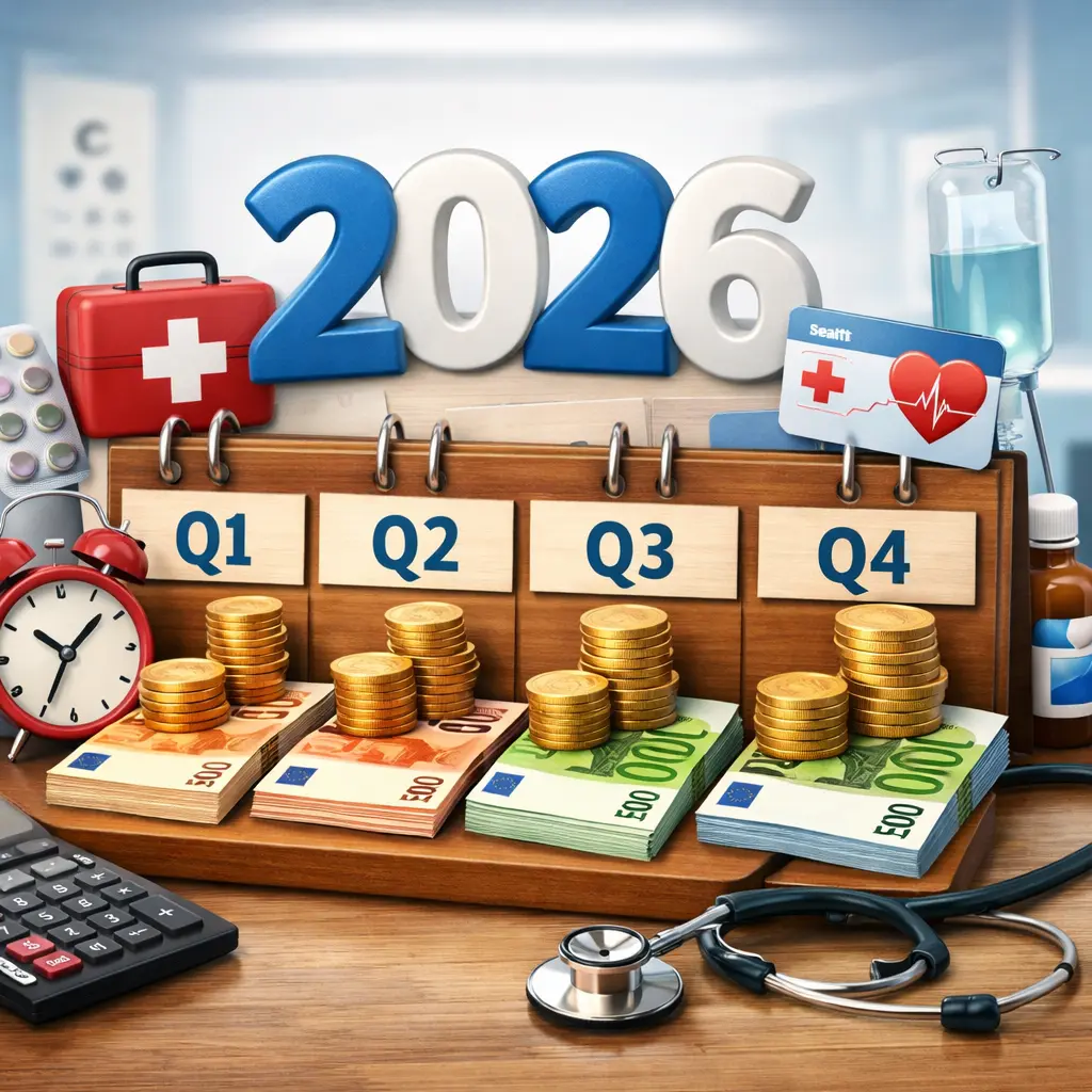 Eigen risico per kwartaal betalen 2026
